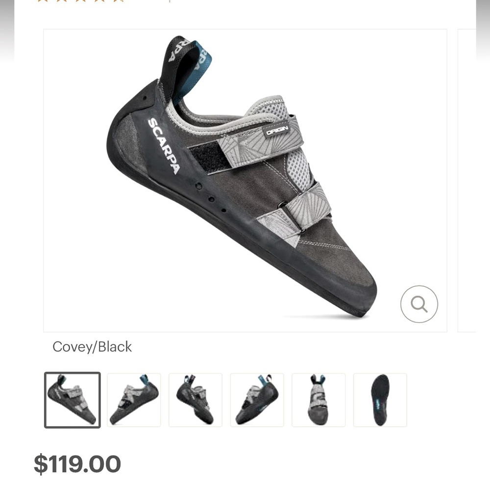 Scarps origin men climbing shoeEU 44. 10.5 US